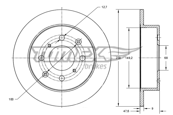 TOMEX Brakes TX 72-32...